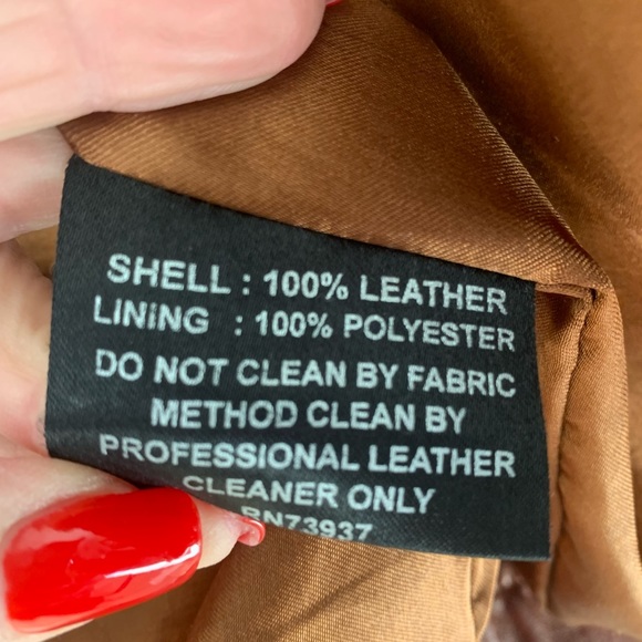 Kenna T  100% Leather Jacket w/Hood - Picture 10 of 10